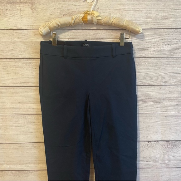 NWT J. Crew Winnie Stretch Cotton Navy Pants - Picture 4 of 5